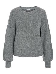 Noisy may Sweter w kolorze szarym rozmiar: M. Szare swetry Noisy May, m, bez wzorów, ze splotem, bez ramiączek. Za 149.66 zł.