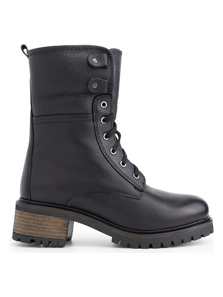 Mysa Skórzane botki "Daisy" w kolorze czarnym rozmiar: 40. Czarne botki mysa, bez wzorów, z materiału, bez obcasa, bez zapięcia. Za 294.97 zł.