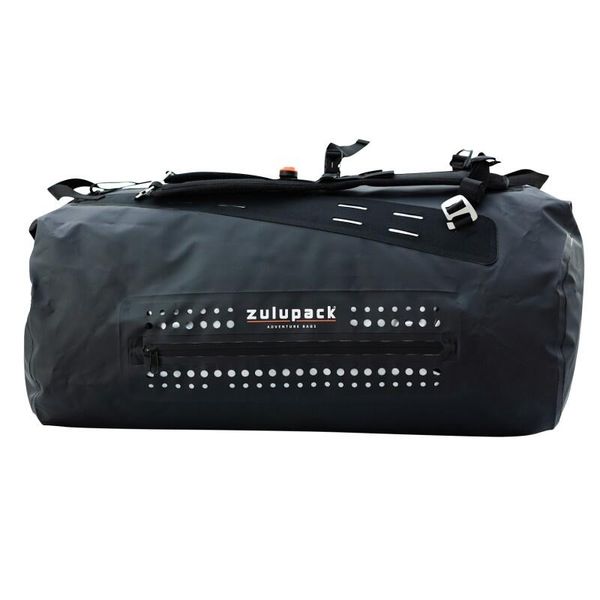 Wodoodporna torba podróżna - Rackham 40L - IP66. Czarne torby podróżne ZULUPACK, bez wzorów, z materiału, na ramię. Za 929.99 zł.