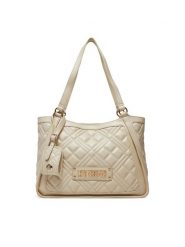 LOVE MOSCHINO Torebka JC4206PP0MLA0110 Beżowy. Brązowe torebki klasyczne Love Moschino, bez wzorów, ze skóry, bez dodatków. Za 619.99 zł.