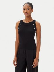 ARTIGLI Sweter ACMA001879 002 Czarny Regular Fit. Czarne swetry Artigli, l, bez wzorów, z wiskozy, bez ramiączek. Za 179.99 zł.