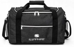 Torba sportowa Sapphire ST-130. Czarne torby sportowe SAPPHIRE, bez wzorów, z materiału, na ramię, duże. Za 45.00 zł.
