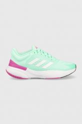 Adidas Performance buty do biegania Response Super 3.0 kolor zielony. Zielone buty do biegania adidas Performance, bez wzorów, z gumy, bez zapięcia, do biegania. Za 429.99 zł.