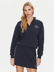 Guess Bluza V5GQ06 KCS01 Granatowy Regular Fit. Niebieskie bluzy Guess, xxs, z aplikacjami, z bawełny, bez kaptura. Za 199.99 zł.