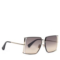 Okulary przeciwsłoneczne Max Mara. Czarne okulary przeciwsłoneczne Max Mara, bez wzorów. Za 989.99 zł.