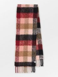 Becksöndergaard Szal w kolorze jasnoróżowo-czerwono-czarnym - 200 x 35 cm rozmiar: onesize. Różowe szaliki i kominy Becksöndergaard, bez wzorów, z materiału. Za 295.99 zł.
