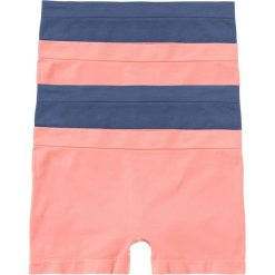 Figi panty bezszwowe (4 pary) bonprix dymny koralowy + indygo. Figi marki bonprix. Za 39.96 zł.
