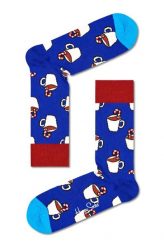 Happy Socks skarpetki Candy Cane Cocoa kolor niebieski. Niebieskie skarpetki Happy Socks, bez wzorów. W wyprzedaży za 44.99 zł.
