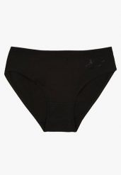 Czarne Majtki z Bawełny Typu Figi Afitia. Czarne figi Renee, bez wzorów, z bawełny. Za 4.99 zł.