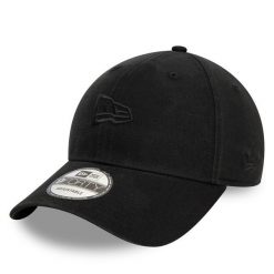 Czapka z daszkiem New Era. Czarne czapki z daszkiem New Era, bez wzorów. Za 89.99 zł.