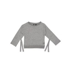 Bluza na co dzień na siłownię. Szare bluzy LEONE 1947 APPAREL, bez wzorów, z bawełny, sportowe, bez ramiączek, bez kaptura. Za 63.11 zł.