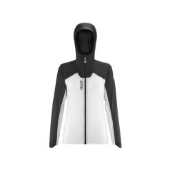 Kurtka do biegania Millet Intense Windbreaker Jkt W Szary Active Fit. Białe kurtki do biegania Millet, l, bez wzorów, bez kaptura, do biegania. W wyprzedaży za 439.00 zł.