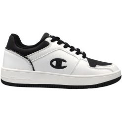 Buty Champion RD18 2.0 Low Cut S11470 WW028 białe. Białe buty treningowe bez wzorów, z gumy, bez zapięcia. Za 313.90 zł.