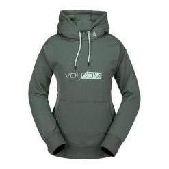 Bluza snowboardowa damska Volcom Core Hydro Hoodie. Szare bluzy Volcom, na zimę, xs, bez wzorów, sportowe, bez ramiączek, bez kaptura. Za 159.99 zł.
