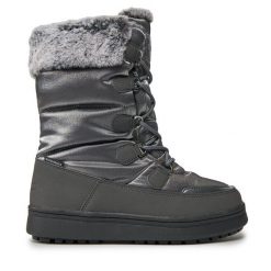 Śniegowce CMP. Czarne śniegowce CMP, bez wzorów, bez zapięcia. Za 599.99 zł.