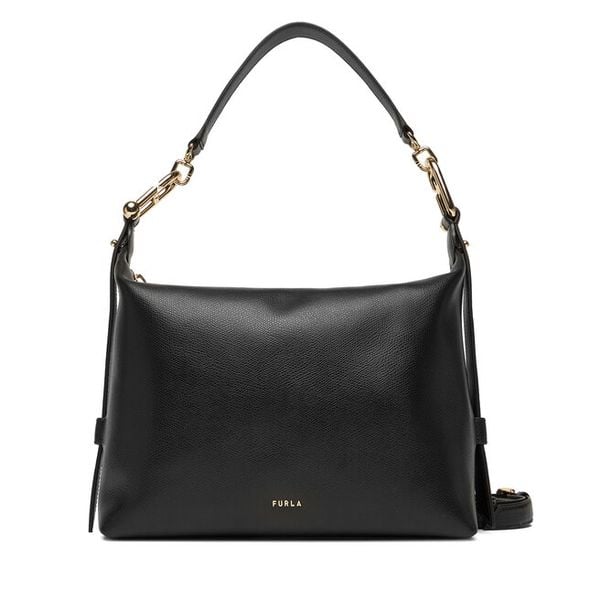 Torebka Furla. Czarne torebki klasyczne Furla, bez wzorów, klasyczne, bez dodatków. Za 1,769.00 zł.