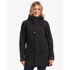 Damski płaszcz softshell Kilpi LASIKA-W. Czarne płaszcze Kilpi, xs, bez wzorów, z softshellu, sportowe, bez kaptura. Za 680.25 zł.