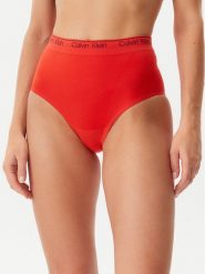 Calvin Klein Underwear Figi klasyczne z wysokim stanem LV00QF8282 Czerwony. Czerwone figi Calvin Klein Underwear, bez wzorów, z syntetyku, z podwyższonym stanem. Za 119.99 zł.