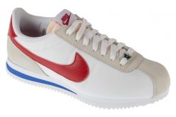Buty sportowe Sneakersy unisex, Cortez. Białe buty treningowe Nike, bez wzorów, z materiału, przed kostkę, bez zapięcia, trekkingowe, Nike Cortez. Za 389.99 zł.