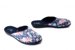 ADANEX 28762 DIL3ND granatowy, kapcie damskie. Niebieskie kapcie Adanex, bez wzorów. Za 44.99 zł.