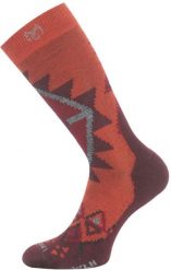 Skarpety Trekkingowe Lasting WLN 85% Merino Wool Pomarańczowy (210) L (42-45). Brązowe skarpetki LASTING, bez wzorów, z dzianiny. Za 68.00 zł.