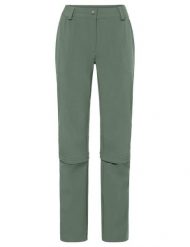 Spodnie damskie Farley Stretch ZO Capri. Zielone spodnie narciarskie Vaude, bez wzorów, z materiału, narciarskie. Za 559.00 zł.