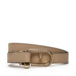 Pasek Damski Furla. Brązowe paski Furla, bez wzorów. Za 419.99 zł.