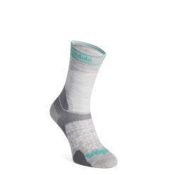 Skarpety biegowe damskie Bridgedale Trail Run Ultralight Zero Merino Sport Boot. Szare skarpetki Bridgedale, bez wzorów. Za 86.89 zł.