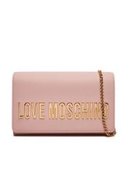 LOVE MOSCHINO Torebka JC4103PP1LKD0600 Różowy. Czerwone listonoszki Love Moschino, bez wzorów, ze skóry, bez dodatków. Za 369.99 zł.