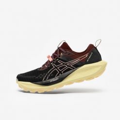 Second Life - Buty do biegania w terenie damskie ASICS Gel... - Stan Doskonały. Czarne buty do biegania ASICS, bez wzorów, z materiału, bez zapięcia, do biegania. Za 339.99 zł.