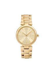 Armani Exchange Zegarek Audelle AX4407 Złoty. Żółte, analogowe zegarki Armani Exchange, ze stali. Za 889.99 zł.