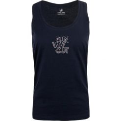 Glemo DPT Chloe damski top – Navy. Niebieskie topy WOMEN'S BEST, s, bez wzorów, z bawełny, sportowe, bez kołnierzyka, bez ramiączek. Za 143.99 zł.