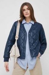 Pepe Jeans kurtka damska kolor granatowy przejściowa. Niebieskie kurtki Pepe Jeans, l, bez wzorów, z jeansu, bez kaptura. Za 479.99 zł.
