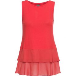 Top z falbanami bonprix truskawkowy. Topy marki 4f. Za 59.99 zł.