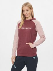Dynafit Bluza 24/7 Ptc Hoody W 71505 Bordowy Regular Fit. Czerwone bluzy bez kaptura Dynafit, s, bez wzorów, z syntetyku, bez kaptura, do biegania. Za 329.99 zł.