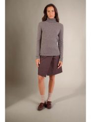 Perfect Cashmere Kaszmirowy sweter "Linda" w kolorze szarobrązowym rozmiar: S. Brązowe swetry Perfect Cashmere, s, bez wzorów, z kaszmiru, bez ramiączek. Za 478.99 zł.