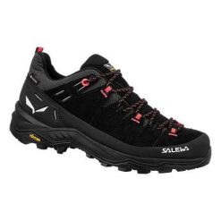 Buty trekkingowe damskie Salewa Alp Trainer 2 Gtx. Czarne buty trekkingowe Salewa, bez wzorów, z materiału, bez zapięcia, trekkingowe. Za 839.99 zł.