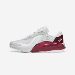 Buty fitness damskie Energy+. Fioletowe buty do biegania DOMYOS, bez wzorów, z kauczuku, bez zapięcia, do biegania. Za 199.99 zł.
