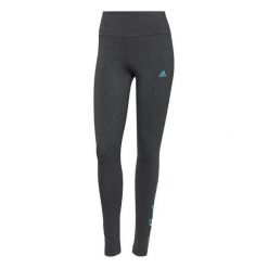 Legginsy damskie adidas Loungwear Essentials. Niebieskie legginsy adidas, bez wzorów, sportowe. Za 59.90 zł.