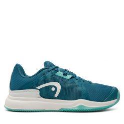 Buty do tenisa Head. Niebieskie buty treningowe Head, bez wzorów, bez zapięcia, do biegania. Za 299.99 zł.