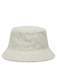 Calvin Klein Kapelusz Logo Jacquard Bucket Hat LV04K5059G Beżowy. Brązowe kapelusze Calvin Klein, bez wzorów, z materiału. Za 259.99 zł.