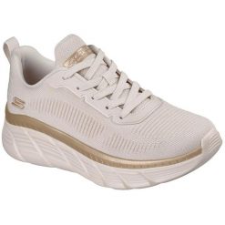 Buty sportowe damskie Skechers Bobs B Flex Hi Flying Hi. Brązowe buty treningowe Skechers, bez wzorów, z materiału, bez zapięcia, na fitness i siłownię. Za 490.00 zł.