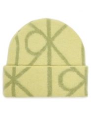 Calvin Klein Czapka Emblem Aop Brushed LV04D8071G Zielony. Zielone czapki zimowe Calvin Klein, bez wzorów, z nylonu. Za 299.99 zł.