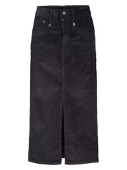 Herrlicher Spódnica sztruksowa w kolorze czarnym rozmiar: W26. Czarne spódnice Herrlicher, na co dzień, bez wzorów, ze sztruksu, klasyczne, maxi, proste. Za 173.99 zł.