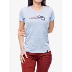 Koszulka bawełniana La Sportiva Stripe Cube T-Shirt. Niebieskie t-shirty sportowe La Sportiva, bez wzorów, z bawełny, bez ramiączek. Za 172.99 zł.