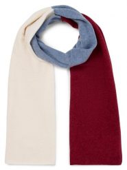Marie Lund szalik z dzianiny kaszmirowej Kobiety Kaszmir czerwony|niebieski, ONE SIZE. Czerwone szaliki i kominy Marie Lund, bez wzorów, z dzianiny, eleganckie. Za 329.95 zł.