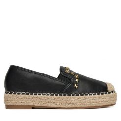 Espadryle DeeZee. Czarne espadryle DeeZee, bez wzorów, bez obcasa. Za 99.99 zł.