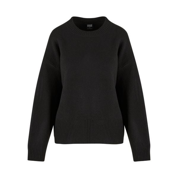 Damski sweter oversize Urban Classics soft. Czarne swetry Urban Classics, na zimę, bez wzorów, bez ramiączek. Za 181.50 zł.