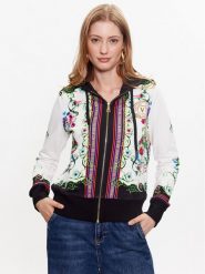 Versace Jeans Couture Bluza 74HAI3A6 Biały Regular Fit. Białe bluzy Versace Jeans Couture, m, bez wzorów, z bawełny, bez kaptura. Za 3,139.00 zł.