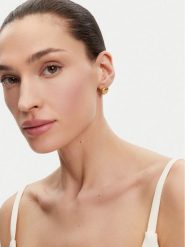 Guess Kolczyki JUBE05 136JW Złoty. Żółte kolczyki Guess, metalowe. Za 129.99 zł.